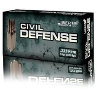 Liberty Civil Defense Rifle Ammunition .223 Rem 55 gr SCHP 3000 fps 20/ct | .223 REM | 696859105630